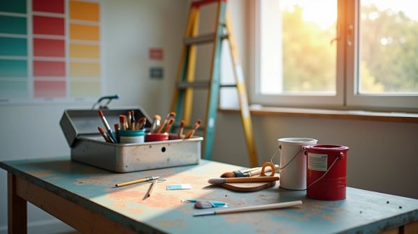 Travaux de peinture : les signes d'un chantier bien préparé